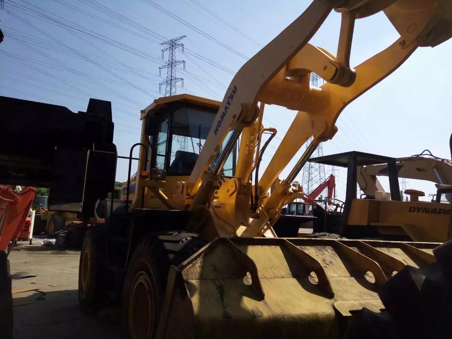 Original Japan Used Komatsu WA350-3 Wheel Loader In Good Condition