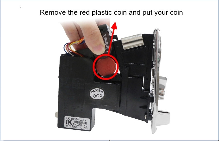 Washing Machine Coin Acceptor Arduino / Coin Dispenser For Games