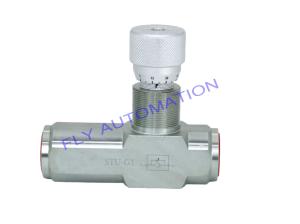Quality STU-G1'' Throttle Check Speed Regulating Valve Flow Restrictor Carbon Steel wholesale