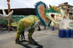 Indoor / Outdoor Decorative Animatronic Dinosaur Replicas Life Size For City