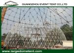 Outdoor Transparent Waterproof PVC Large Dome Tent With Aluminium Door