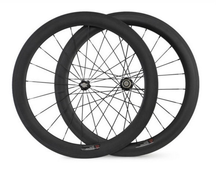 Light Electric Bike Parts 700c 60mm Carbon Road Bike Rim
