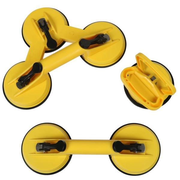Cheap Single Claw Plastic / Aluminum Heavy Duty Glass Vacuum Suction sucker Tools for Tile Ceramic Glass Installation for sale