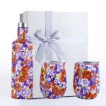 Leakproof 750ml Stainless Steel Wine Bottle Set With Gift Box