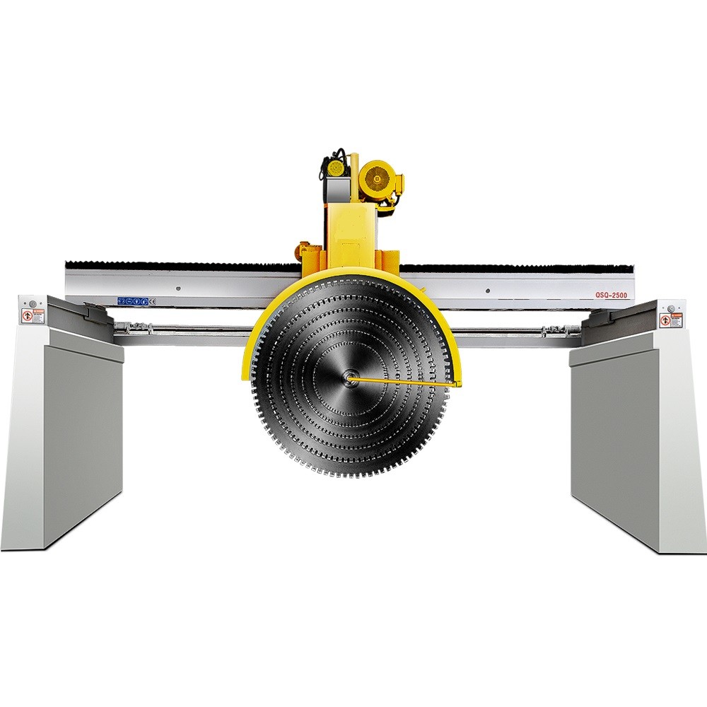 2500 Blade Bridge Type Hydraulic Up And Down Stone Cutting Machine