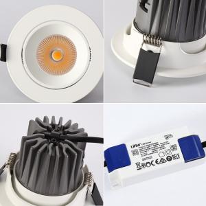 Quality BRIDGELUX Dimmable 12W LED Spotlight Ceiling 30W Consumption 24deg Ra90 wholesale
