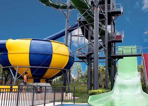 Quality Huge Space Bowl Water Slide Playground / Commercial Water Slide Equipment wholesale