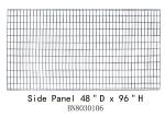 Heavy Duty Steel Pallet Rack Security Cage Systems 10'*4' *8' High Sliding Door