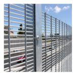 Galvanized PVC Coated Clear View 358 Fence Panels for Airport Railway Prison