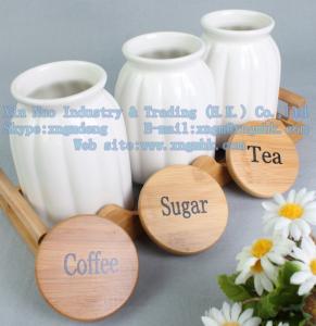 Quality The bamboo storage tank, bamboo care coffee cans, wooden frame sauce pot wholesale