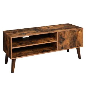 Quality Retro Industrial TV Table, Rustic Television Cabinet with Door, Wood TV Cabinet, ULTV09BX wholesale