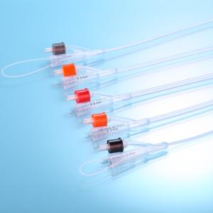 Quality Fr12 Two Way Drainage Tube Hydrogel Coated Latex Catheter 390mm-400mm wholesale