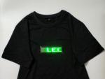 high light flashing Hip Hop street led t-shirt wearable mini led message display
