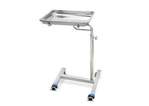 Quality Medical Trolley Stainless Steel Mayo Table With Height Adjustment wholesale