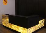 Led Artificial Stone Bar Counter Anti Pollution Size Customized