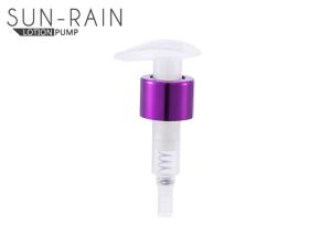 Quality High viscosity liquid lotion dispenser pump ribbed / smooth / aluminum 2.0cc SR-310 wholesale