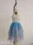 Children Ballet Dancewear Blue And White Color Stock Supply Type