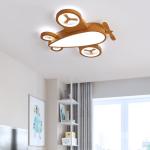 Wooden Cartoon Airplan Ceiling Light Nordic Japanese Kids room lamp(WH-WA-27)