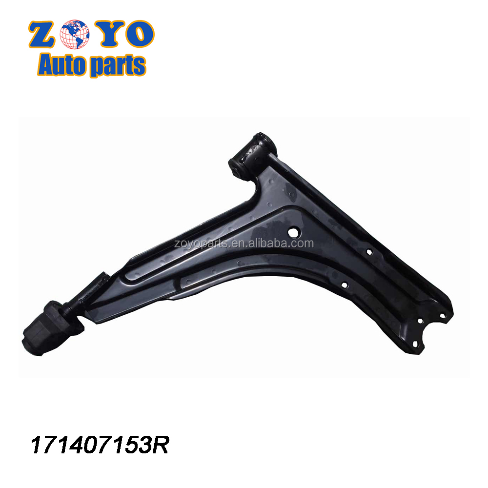 VW Golf7 Front Lower Control Arm Adjustable Stamped and Coated in Black E-coating