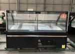 VENTILATED COOLING REFRIGERATED FOOD SHOWCASES WITH BACK STORAGE CABINETS