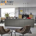 White Dahlia Kitchen Cabinet Furniture With Solid Wood Design In Indonesia