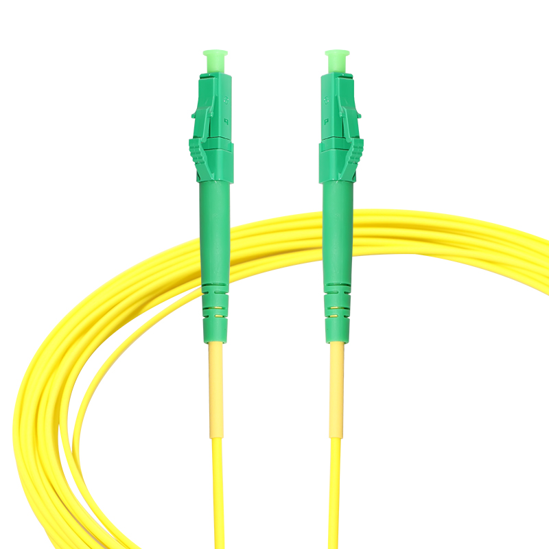 Yellow Multimode Fiber Patch Cable , Patch Cord 3 Meter UPC PC APC SC LC ST FC