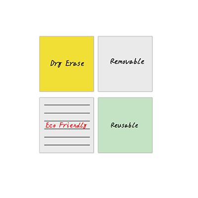Removable Dry Erasable Sticky