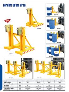 Quality ODM Logistics Machines Forklift Oil Drum Lifting Clamp Heavy Duty wholesale