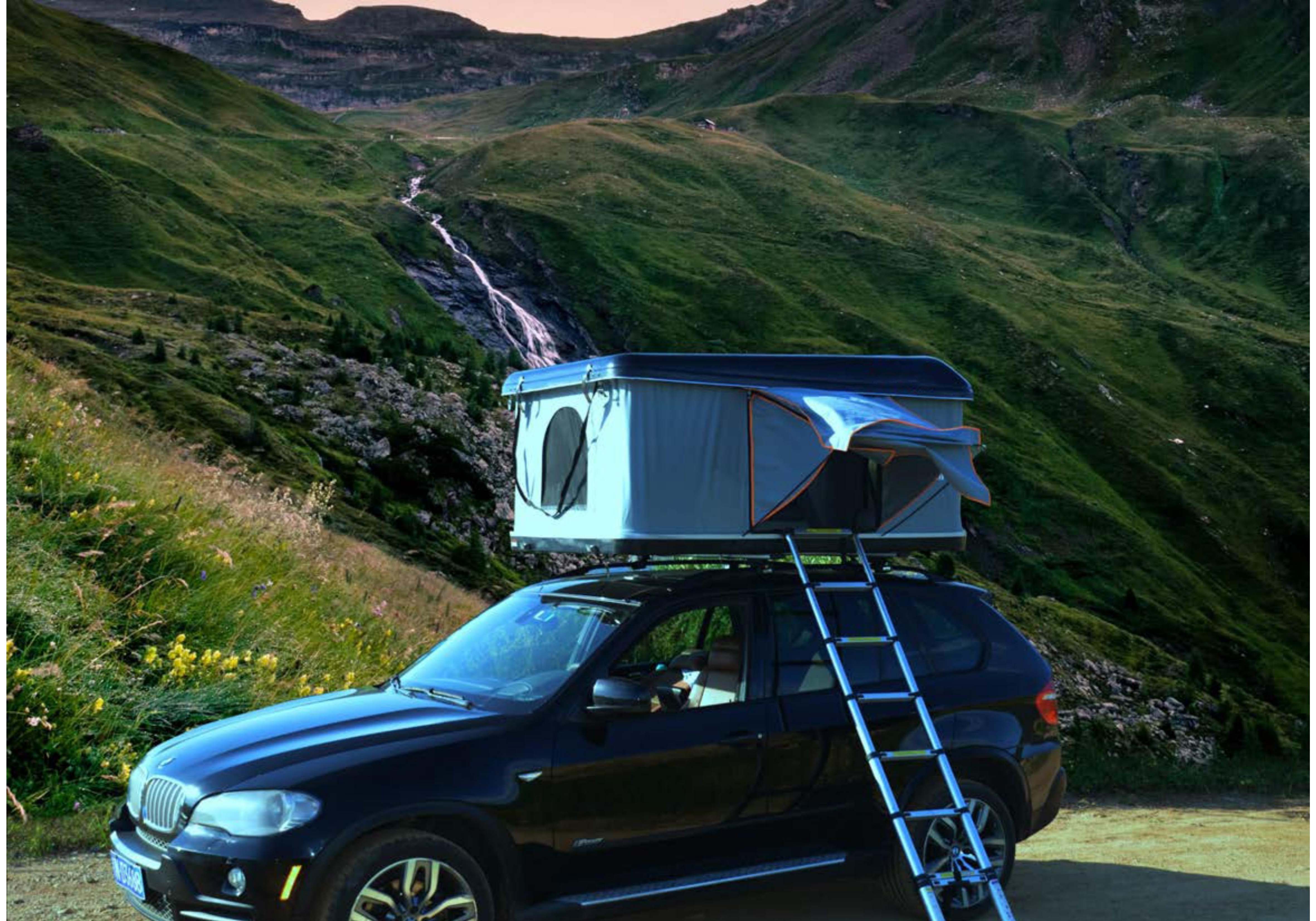 Waterproof Offroad Camper Rooftop Tent with One Bedroom Structure and Large Size