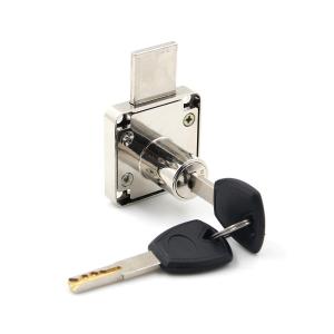 Quality Zinc Alloy L 22mm Furniture Hardware Drawer Lock Square Shape wholesale