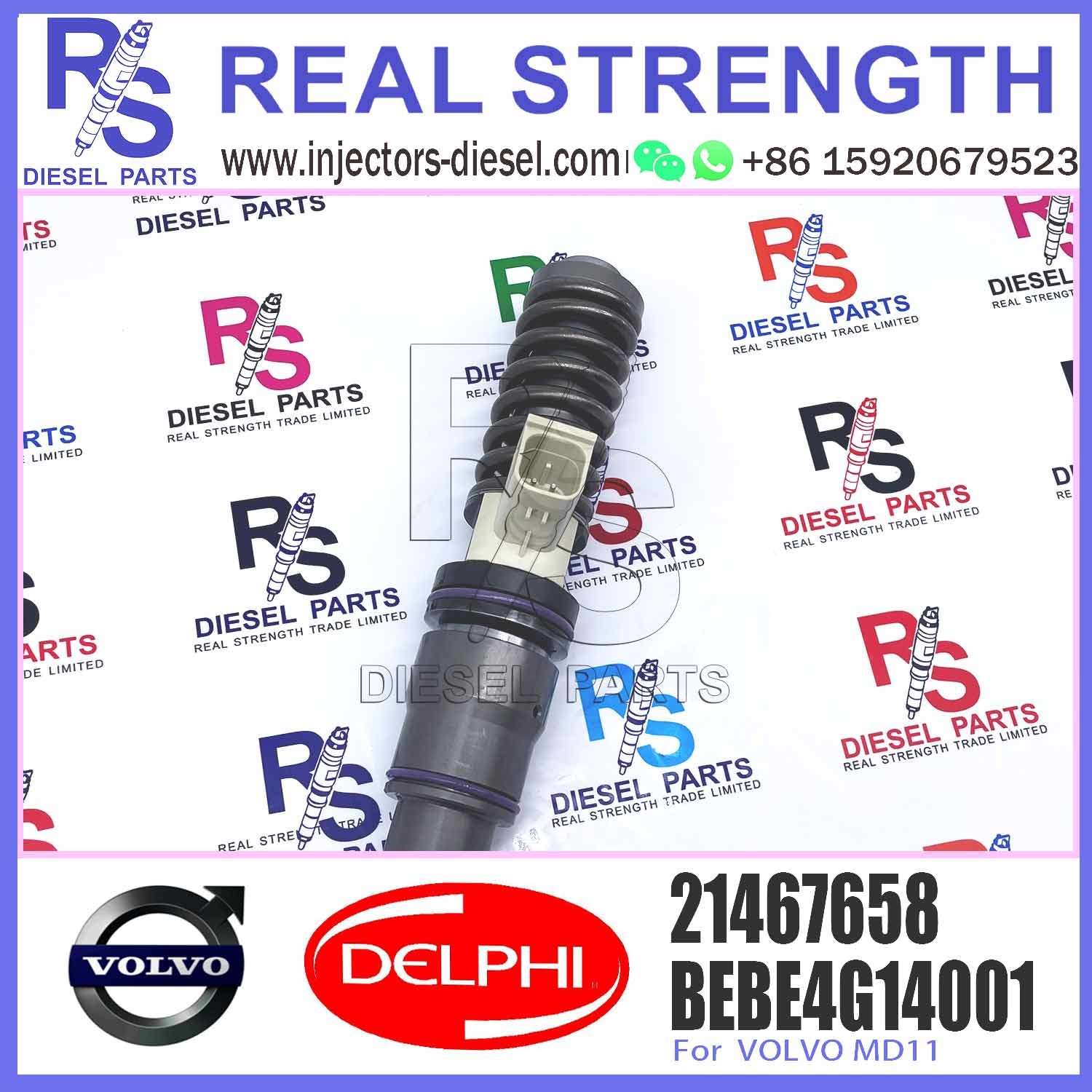21457952 Fuel Injector BEBE4G11001 85003664 85013159 21458369 21467658 for V-O-L-V D16