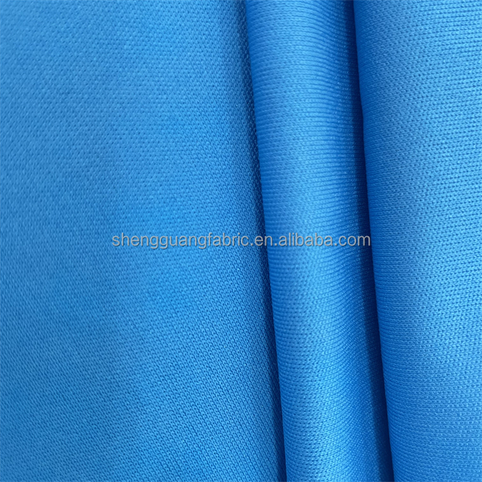 Double-Sided 100 Polyester Fabric 4 Way Stretch Jersey Style for Schoolbag Sportswear