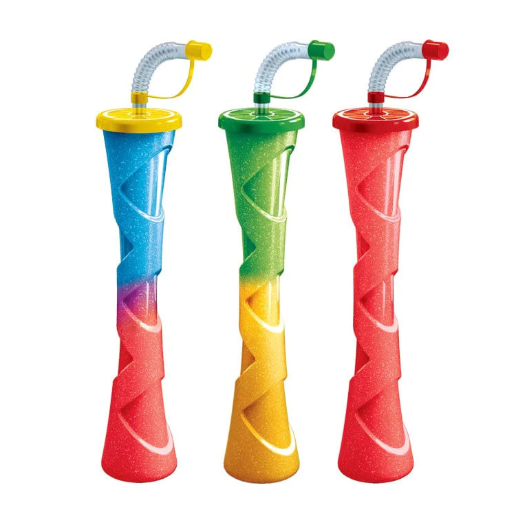 Food Grade Alien Yard Cups Shatterproof Plastic Yard Glass Dishwasher Safe