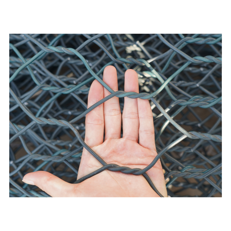 Hot Dipped Galvanized PVC Coated Gabion Wire Mesh for Environmental Protection