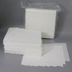 Non Sterile 6 Inch Cleanroom Microfiber Wipes Laser Cut Class 100 Dry Wipes For