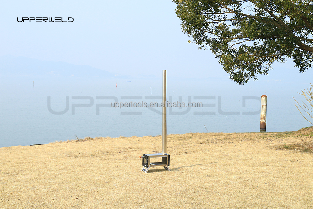 General Outdoor Environment Small Stainless Steel Wood Burning Stove with Chimney Pipe