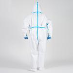 Breathable Medical Protective Clothing Microporous Coverall Dust Proof