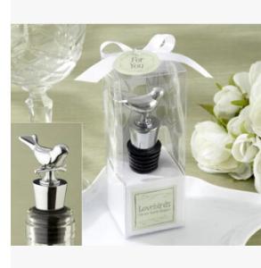 Quality New creative promotion gift product wedding gift bird bottle stopper wholesale