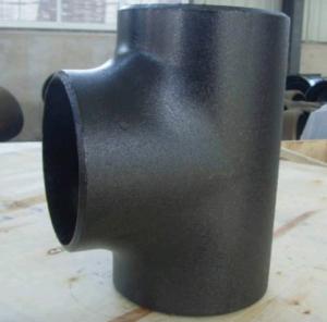 Quality SCH30 Bevel Carbon Steel Pipe Tee Balck Painting Galvanized Pipe Fitting wholesale
