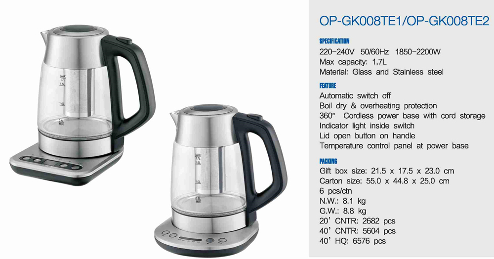 Smart App-Controlled Electric Glass Kettle for 220V/110V Fast Water Boiling
