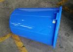 B280L Households Plastic Rubbish Bins , Storage Round Bucket With Lid For