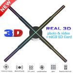 SD Card APP Connectivity 3D Hologram Cabinet for Splice Advertising 200cm
