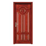 Rustic Mahogany Solid Wood Bedroom Door 210cm Environmentally Friendly