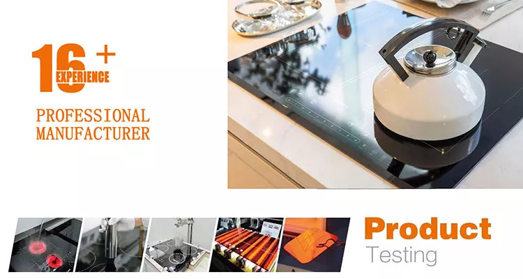 Fireproof Heat Resistance 4mm Ceramic Glass Panels For Infrared Cooker