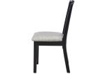 Artificial Leather Sponge Wooden Upholstered Chairs , Upholstered Side Chairs