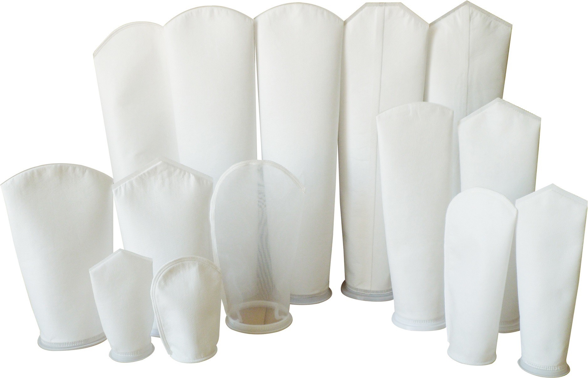 Costume Separation Equipment Nomex Filter Bags Polyester For Liquid Filtration