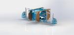 Electric Shuttle Type Rotomolding Machine For Large Water Tower
