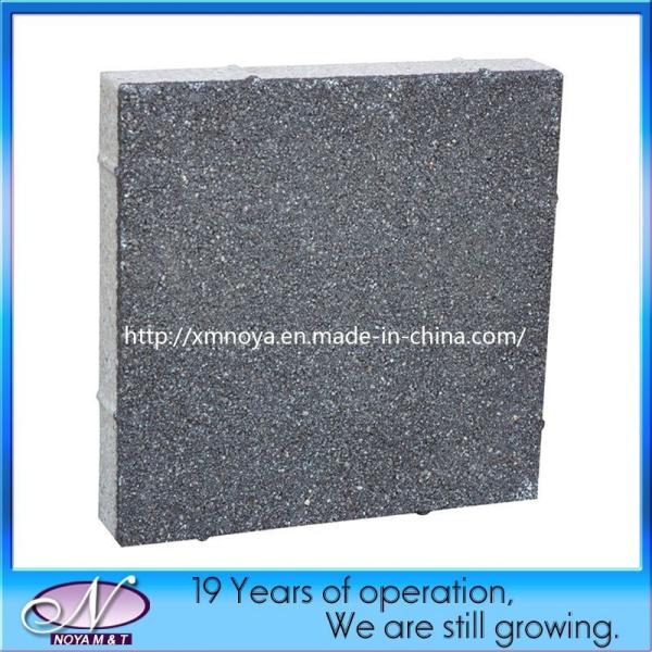 Antique Style Water Permeable Ceramic Clay Concrete Paving Brick in Black Grey