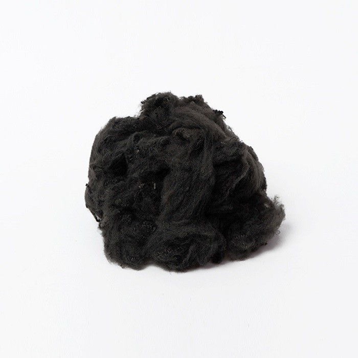 Anti Static 38mm Recycled Polyester Fiber Abrasion Resistant For Ring Frame Spinning