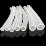 Red Soft Flexible Silicone Rubber Tube 1-7mm Yellow